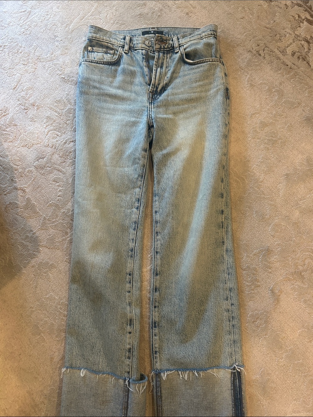 Light Blue Wide-Leg Women's Jeans